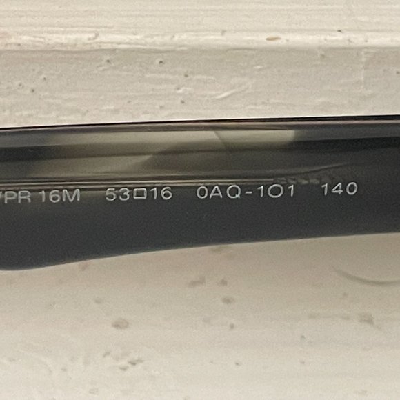 Prada Brown Tortoise Frames Glasses VPR 16M 53 16 - Picture 3 of 6